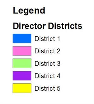 Legend for Director Districts 